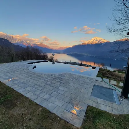 Casa A Punta Casetta Nel Bosco, Meravigliosa Vista Domek alpejski